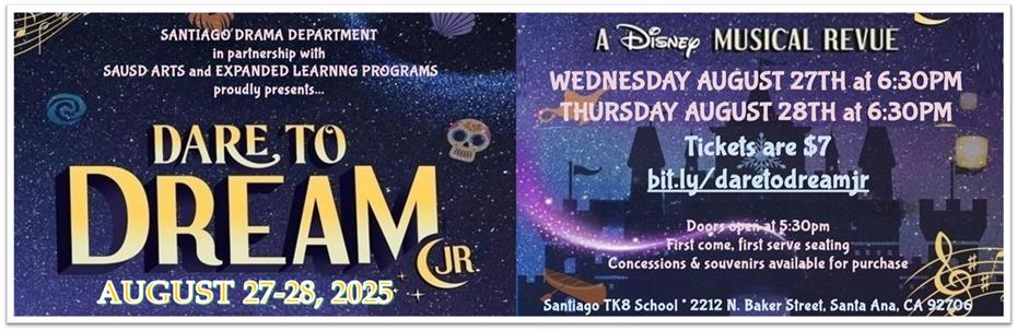 Santiago Drama presents Dare to Dream